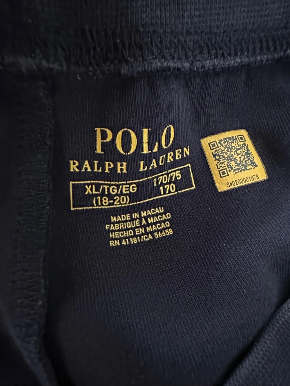 Ralph Lauren Navy, Green & Yellow Colorblock Sweatshirt and Joggers